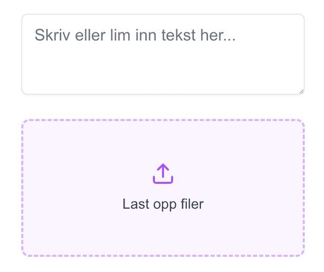 Legg inn grunnlaget