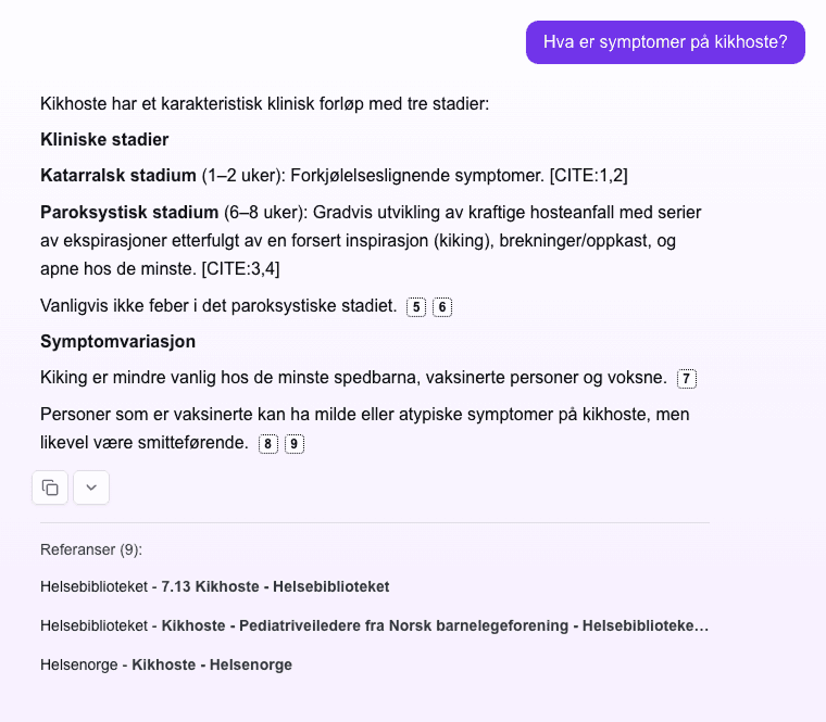 Få svaret fra Aisa
